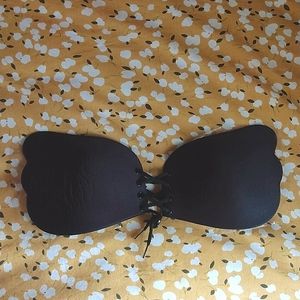 Black Strapless Stick-On Bra